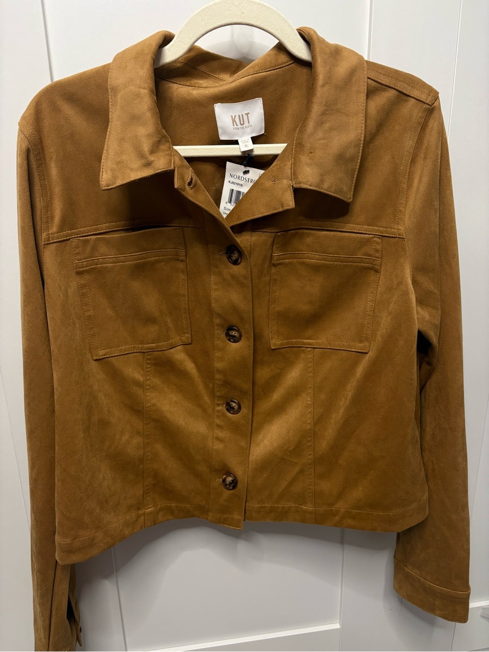 Kut From The Kloth faux-suede button-up jacket - Picture 4 of 8
